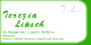 terezia lipsch business card